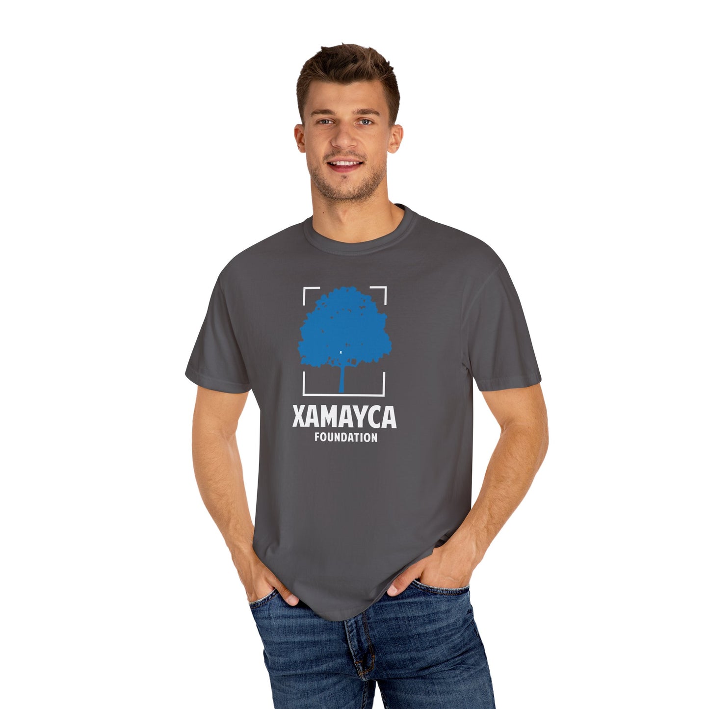 XAMAYCA Foundation Tree Unisex Garment-Dyed T-Shirt