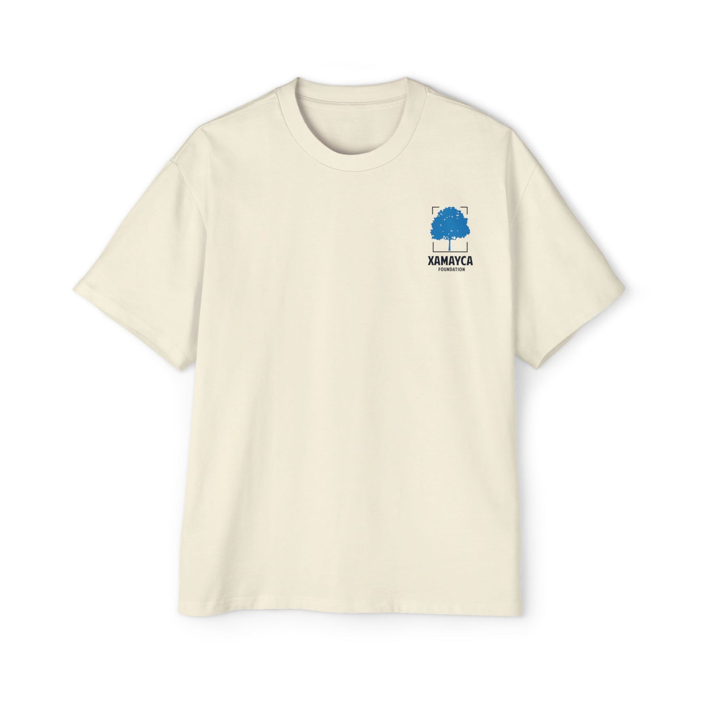 Men's Heavy Oversized Tee - 'One Jamaica, Never Two' Graphic T-Shirt