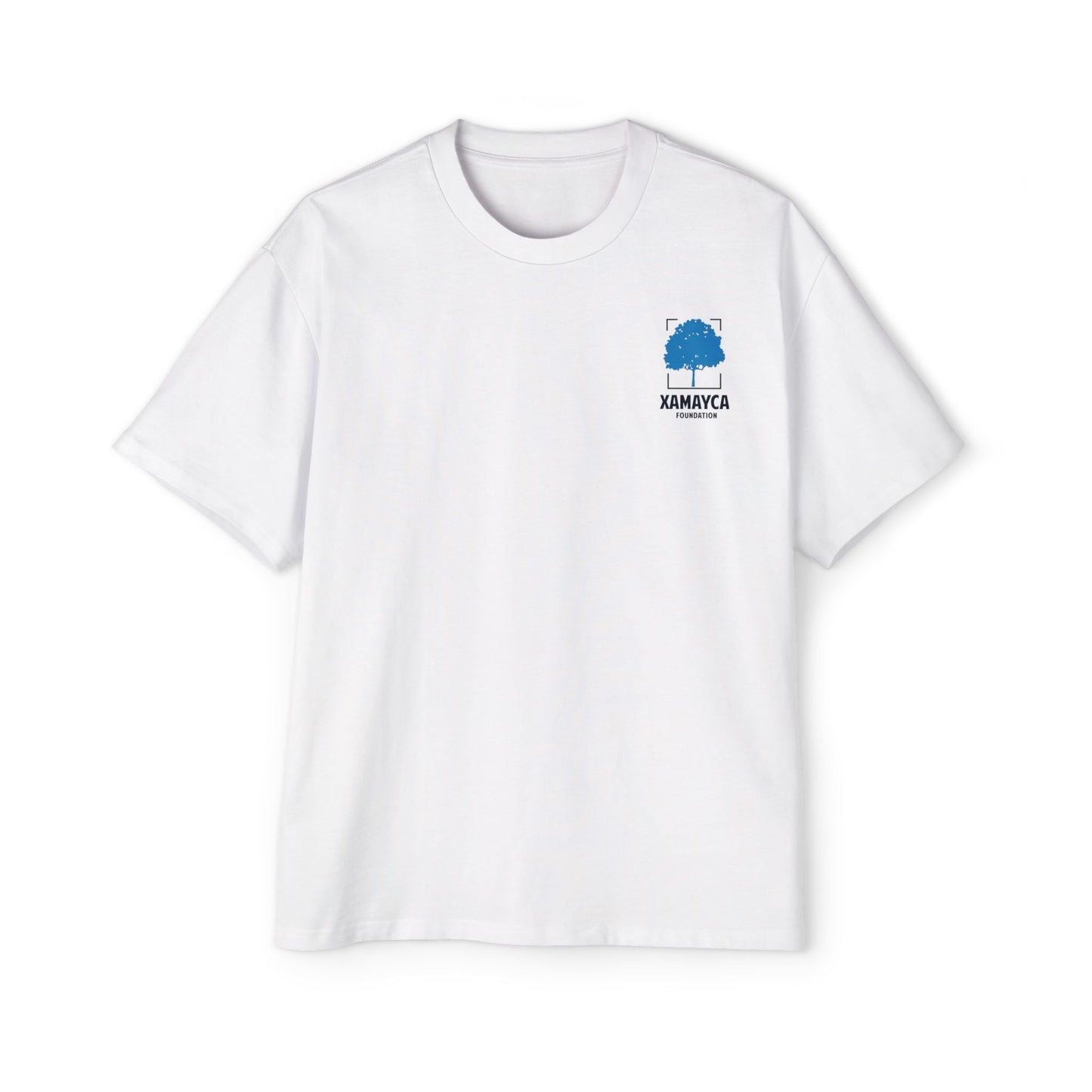 Men's Heavy Oversized Tee - 'One Jamaica, Never Two' Graphic T-Shirt