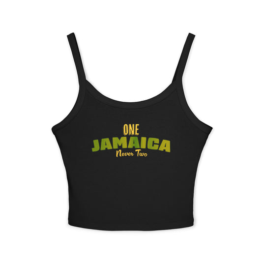 One Jamaica Women&#039;s Spaghetti Strap Tank Top - Summer Vibes Apparel